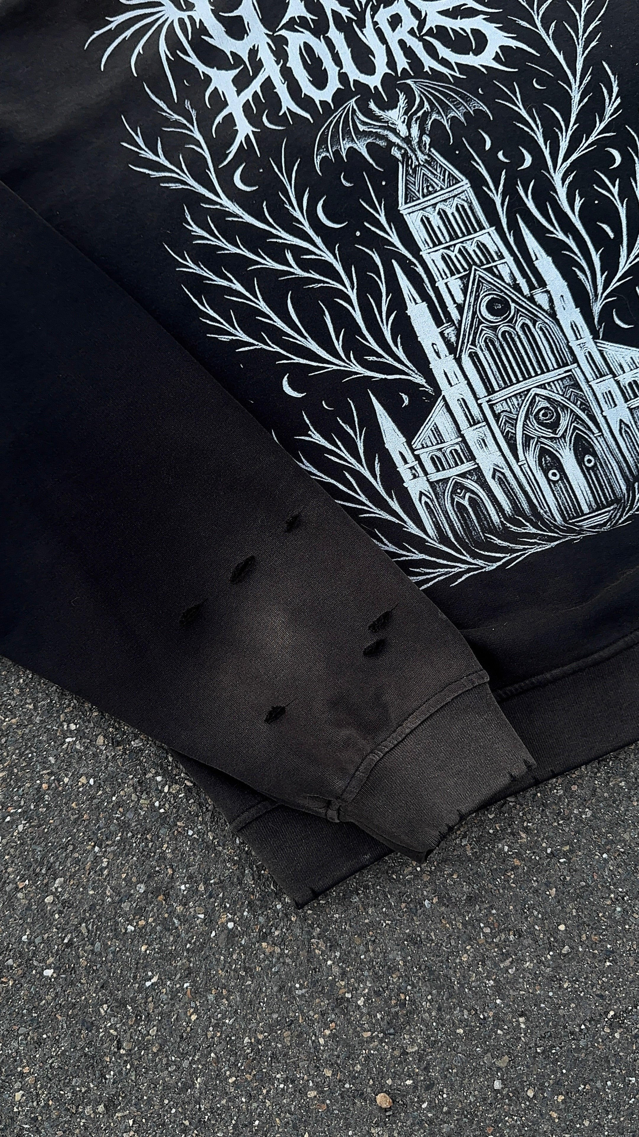 "Grey Hours V1" Zip-Up Hoodie (Pre-Order)