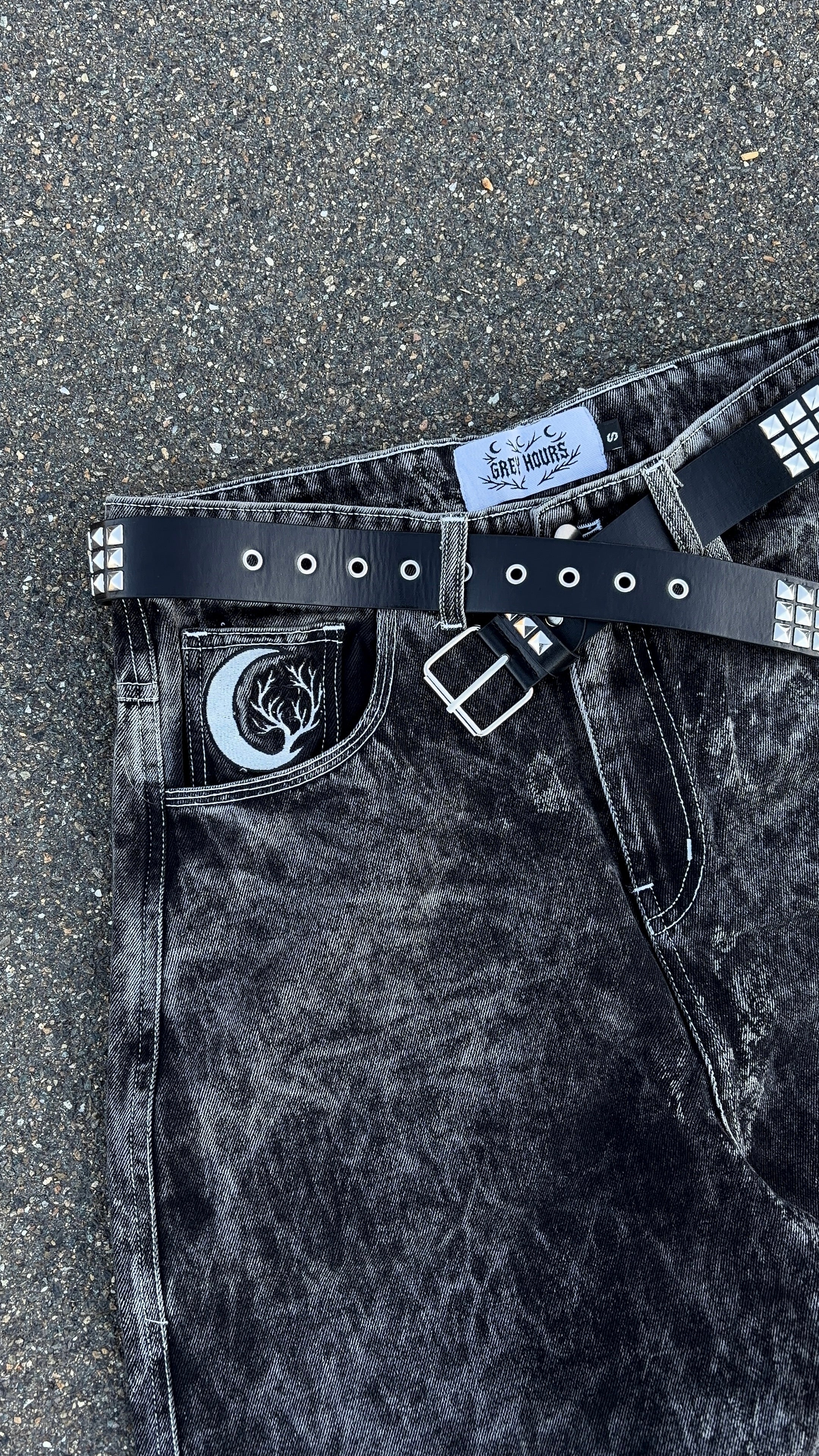 "V1" Wide Leg Jeans