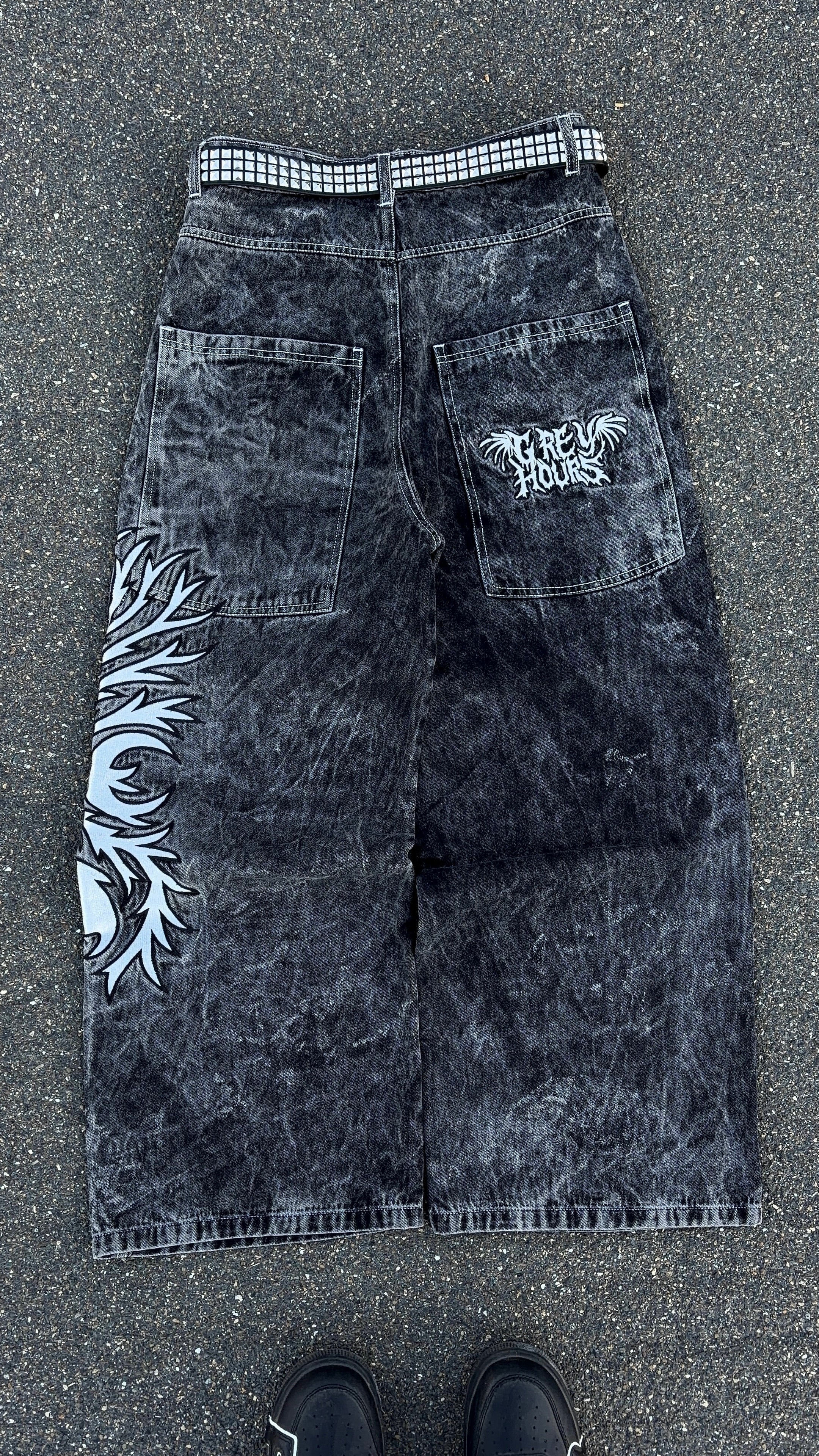 "V1" Wide Leg Jeans