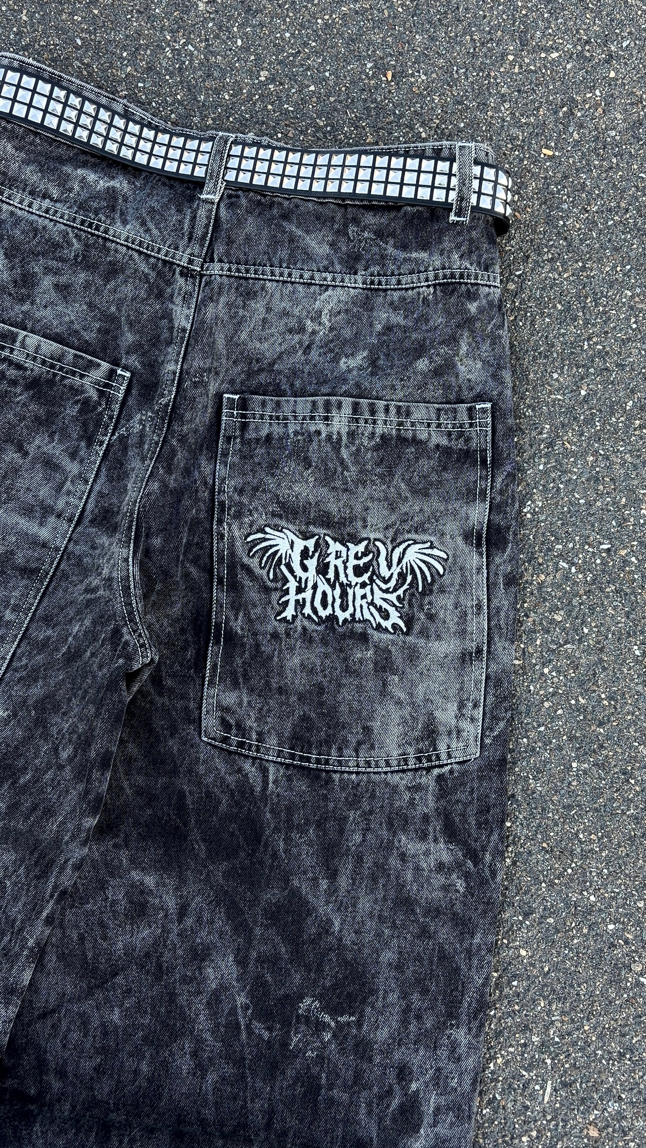 "V1" Wide Leg Jeans