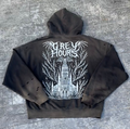 "Grey Hours V1" Zip-Up Hoodie (Pre-Order)