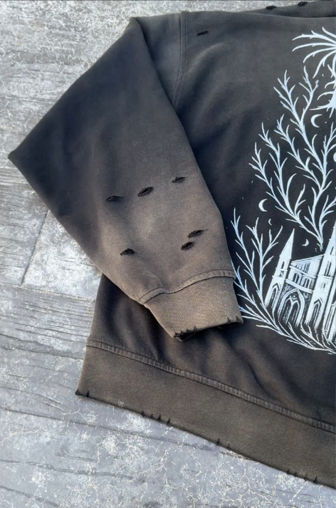 "Grey Hours V1" Zip-Up Hoodie (Pre-Order)