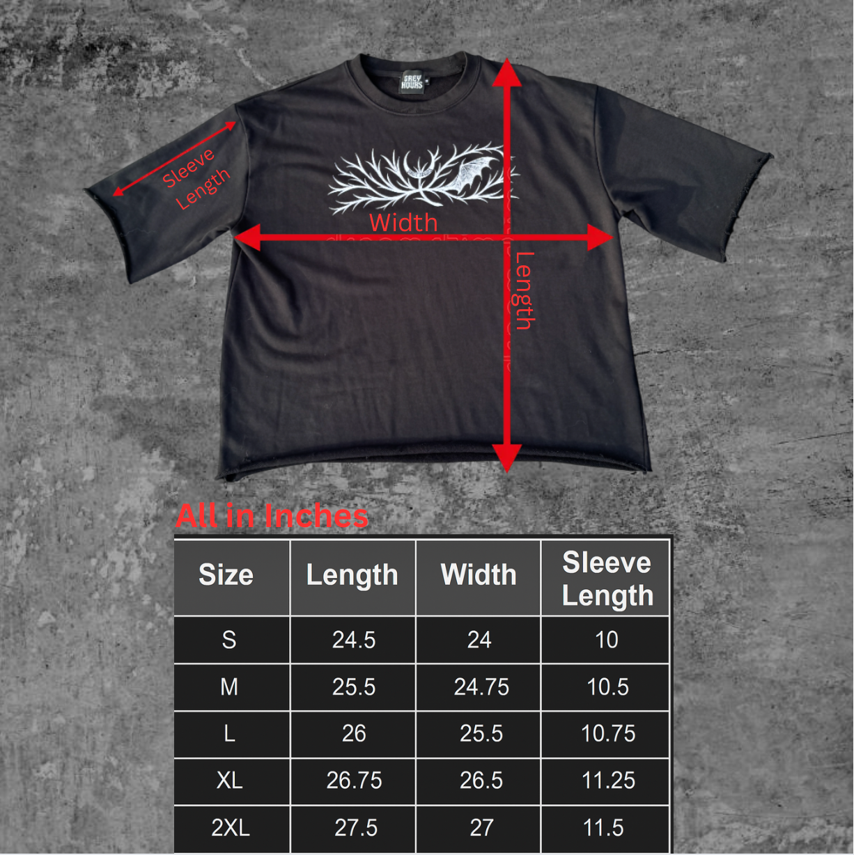 "Grey Hours V1" T-Shirt (Pre-Order)